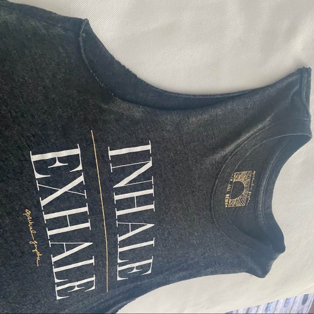 Spiritual gangster muscle tank dark gray